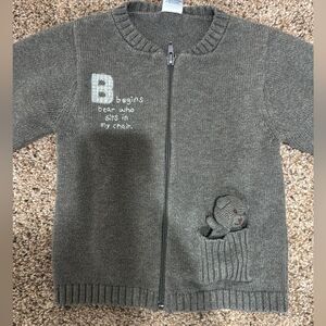 Gymboree 2003 “Alphabet Soup” Pocket Pal Sweater – 12–18 Months